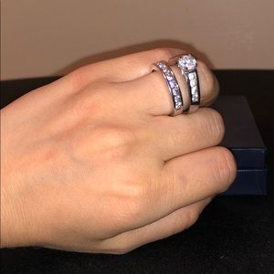 BEAUTIFUL STERLING SILVER RINGS WITH DIAMOND